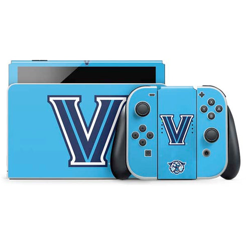 Villanova University V Wildcats Nintendo Switch OLED (2021) Skin